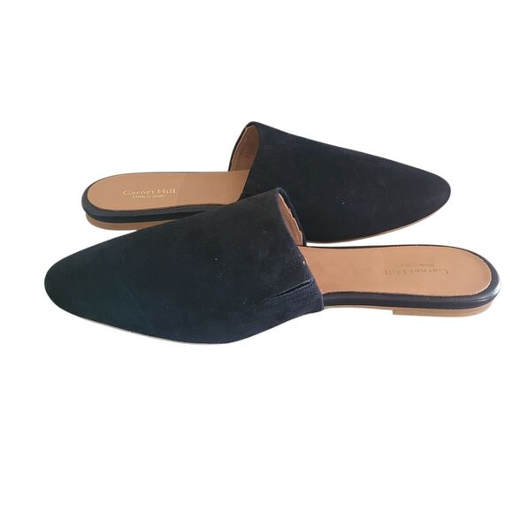 Garnet Hill Iris Mules Womens Size 8.5 Back Suede Slip On Shoes Career Going Out - Picture 3 of 7